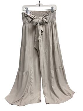 Happy Gray Wide Leg Pants, NWT